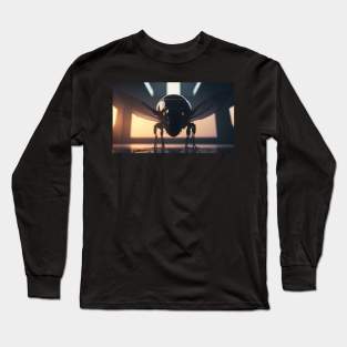 Insect robot with cinematic light Long Sleeve T-Shirt